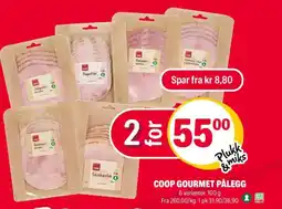 Coop Extra COOP Gourmet pålegg tilbud