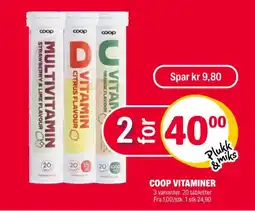Coop Extra COOP Vitaminer tilbud