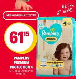 Coop Extra PAMPERS Premium protection 4 tilbud