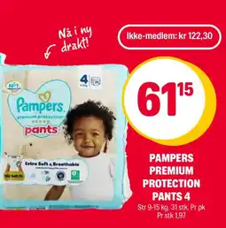 Coop Extra PAMPERS Premium protection pants 4 tilbud