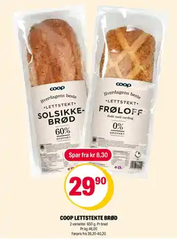 Coop Extra COOP Lettstekte brød tilbud