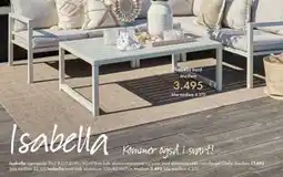 Fagmøbler Isabella bord tilbud