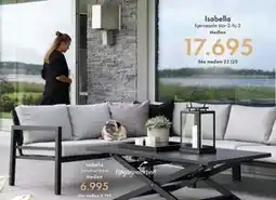 Fagmøbler Isabella hjørnesofa stor 2-hj-3 tilbud