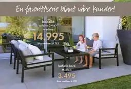 Fagmøbler Isabella bord tilbud