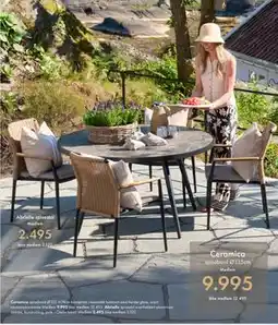 Fagmøbler Ceramica spisebord Ø135cm tilbud