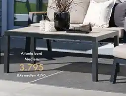 Fagmøbler Atlanta bord tilbud