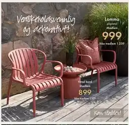Fagmøbler Lomma plastsol tilbud