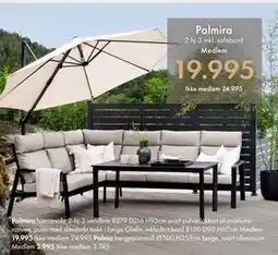 Fagmøbler Palmira hjørnesofa tilbud