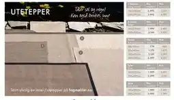 Fagmøbler UTETEPPER Jambi Beige, Medlemspris tilbud