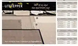 Fagmøbler UTETEPPER Katana Skog, strand, Medlemspris tilbud