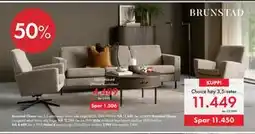 Fagmøbler Brunstad Choice høy 3,5-seter tilbud