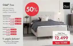 Fagmøbler Odel Foss Kontinentalseng 140cm tilbud