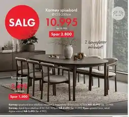 Fagmøbler Karmøy spisebord tilbud