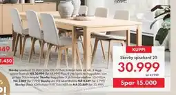 Fagmøbler Skovby spisebord 25 tilbud