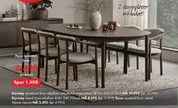 Fagmøbler Ryan spisestol brun tilbud