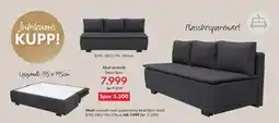 Fagmøbler Aksel sovesofa tilbud