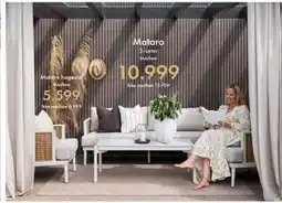 Fagmøbler Mataro 3-seter tilbud