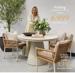 Fagmøbler Kolding spisebord Ø120 cm tilbud