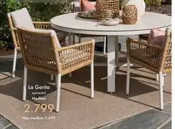 Fagmøbler La Garita spisestol tilbud