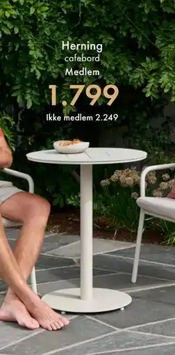 Fagmøbler Herning cafebord tilbud