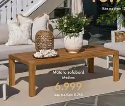 Fagmøbler Mataro sofabord tilbud