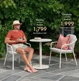 Fagmøbler Charlotte spisestol tilbud