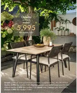 Fagmøbler Oviedo spisebord tilbud