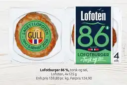Joker Lofotburger 86 % tilbud