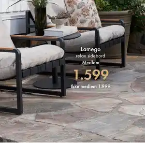 Fagmøbler Lamego relax sidebord tilbud
