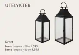 Fagmøbler Lama lanterne tilbud