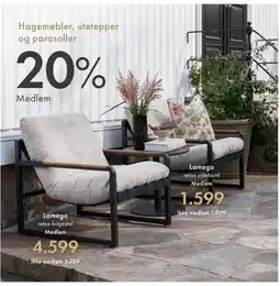 Fagmøbler Lamego relax hagestol tilbud