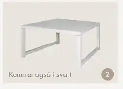 Fagmøbler Isabella bord tilbud