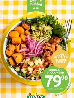 Joker MIDDAGSPRODUKTER tilbud