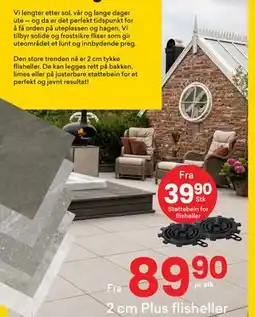 Right Price Tiles Støttebein for flisheller tilbud