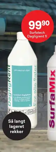 Right Price Tiles Surfatech Dagligrent 1l tilbud
