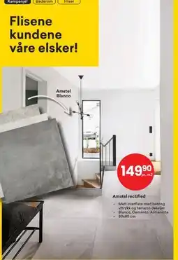 Right Price Tiles Amstel rectified tilbud