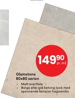 Right Price Tiles Glamstone 80x80 serien tilbud