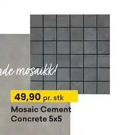 Right Price Tiles Mosaic Cement Concrete 5x5 tilbud