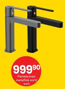 Right Price Tiles Pamela kran metallisk sort/ sort tilbud