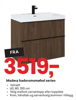 Right Price Tiles Madera baderomsmøbel serien tilbud