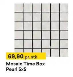 Right Price Tiles Mosaic Time Box Pearl 5x5 tilbud