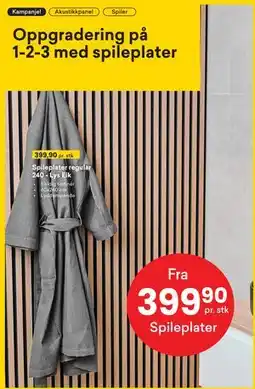 Right Price Tiles Spileplater regular 240 - Lys Eik tilbud