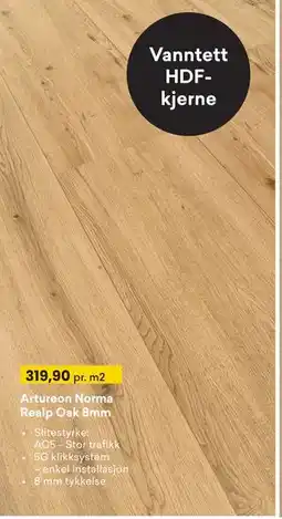 Right Price Tiles Artureon Norma Realp Oak 8mm tilbud