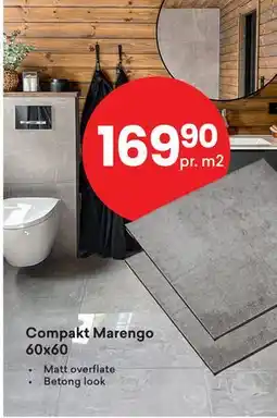 Right Price Tiles Compakt Marengo 60x60 tilbud