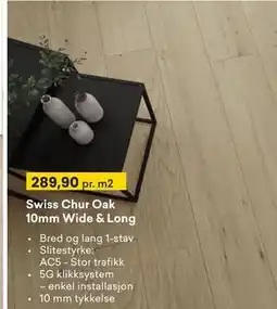 Right Price Tiles Swiss Chur Oak 10mm Wide & Long tilbud