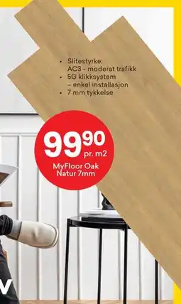 Right Price Tiles MyFloor Oak Natur 7mm tilbud
