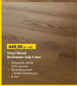 Right Price Tiles Vinyl Wood Rochester Oak 1 stav tilbud