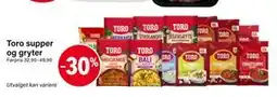 Nærbutikken Toro supper og gryter tilbud