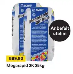 Right Price Tiles Megarapid 2K 25kg tilbud