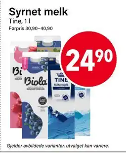 Nærbutikken Syrnet melk tilbud